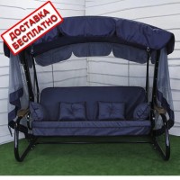 Качели "Афина Solo" арт. 053 с москитной сеткой раскладные