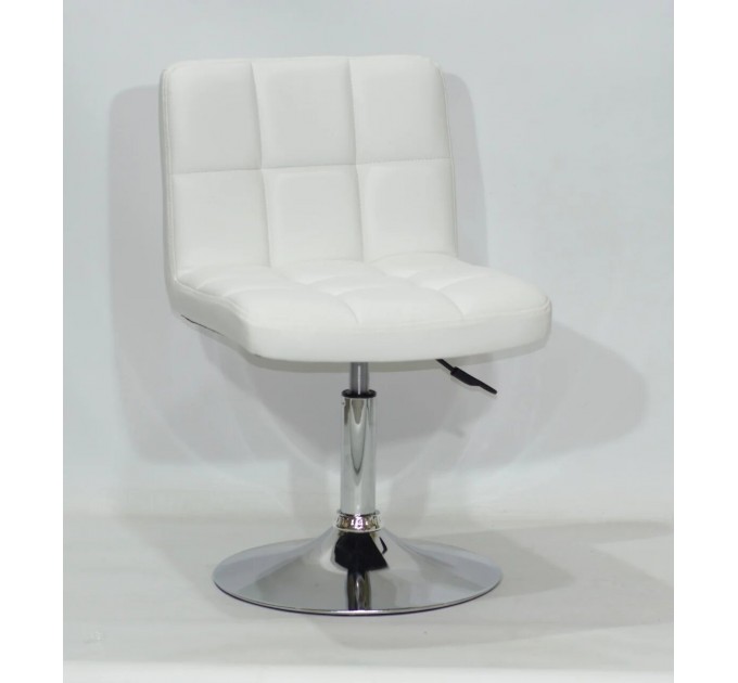 СТУЛ ONDER METAL ARNO CH-BASE, ЭКОКОЖА, БЕЛЫЙ