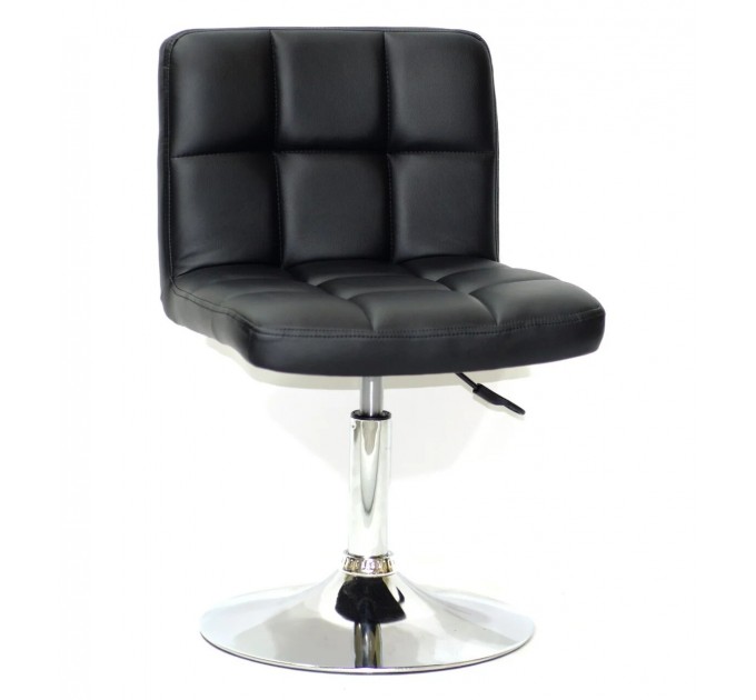СТУЛ ONDER METAL ARNO CH-BASE, ЭКОКОЖА, ЧЕРНЫЙ