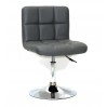 СТУЛ ONDER METAL ARNO CH-BASE, ЭКОКОЖА, СЕРЫЙ