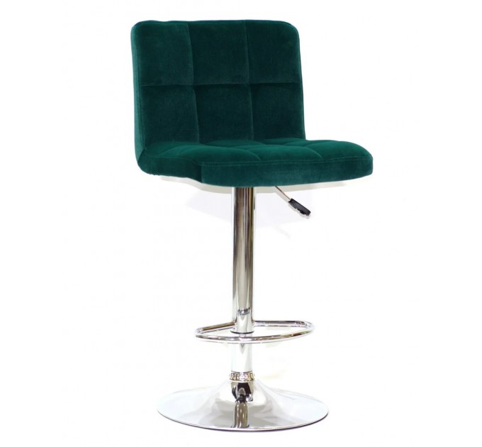 СТУЛ ONDER METAL ARNO BAR CH-BASE, БАРХАТ, ЗЕЛЕНЫЙ