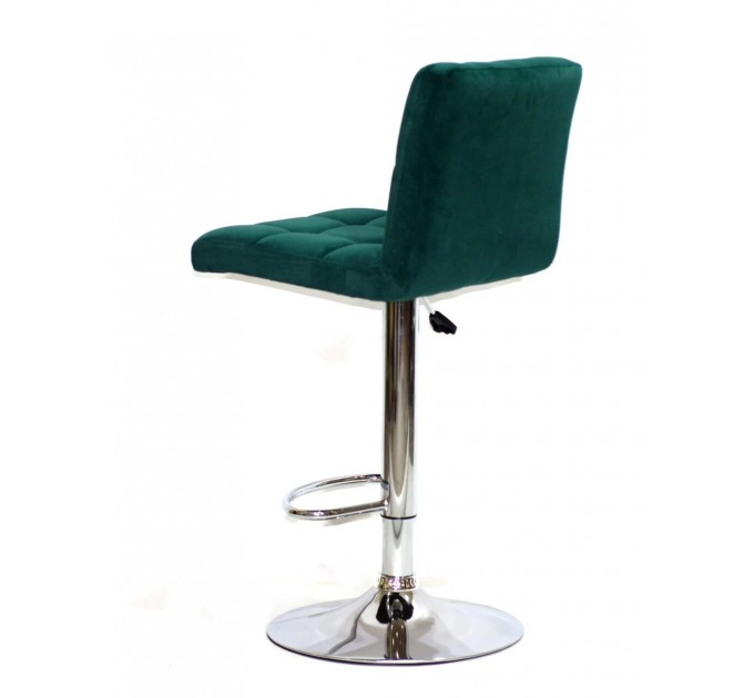 СТУЛ ONDER METAL ARNO BAR CH-BASE, БАРХАТ, ЗЕЛЕНЫЙ