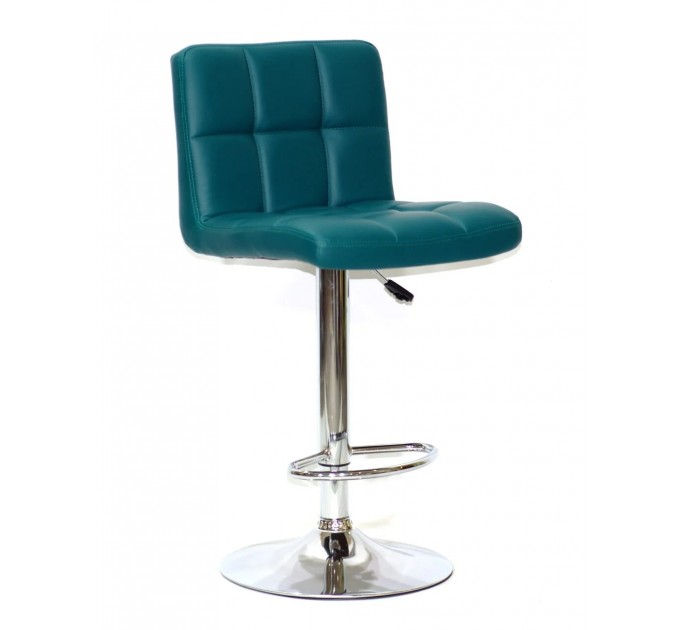 СТУЛ ONDER METAL ARNO BAR CH-BASE, ЭКОКОЖА, ЗЕЛЕНЫЙ