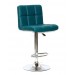 СТУЛ ONDER METAL ARNO BAR CH-BASE, ЭКОКОЖА, ЗЕЛЕНЫЙ