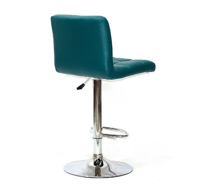 СТУЛ ONDER METAL ARNO BAR CH-BASE, ЭКОКОЖА, ЗЕЛЕНЫЙ
