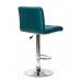 СТУЛ ONDER METAL ARNO BAR CH-BASE, ЭКОКОЖА, ЗЕЛЕНЫЙ