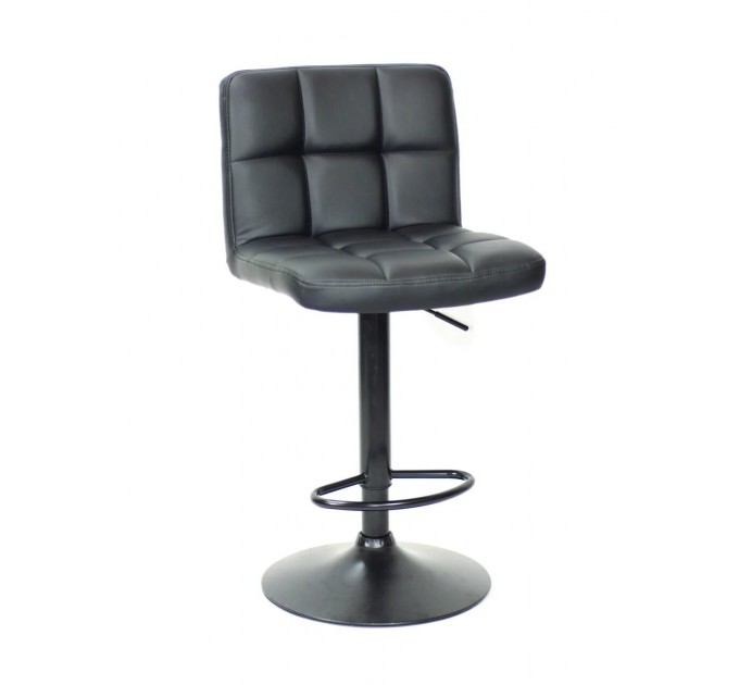 СТУЛ ONDER METAL ARNO BAR BK-BASE, ЭКОКОЖА, ЧЕРНЫЙ