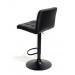 СТУЛ ONDER METAL ARNO BAR BK-BASE, ЭКОКОЖА, ЧЕРНЫЙ