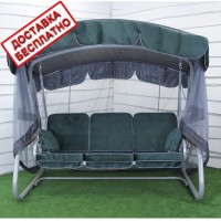 Качели «Лиона» арт. 058 с москитной сеткой раскладные