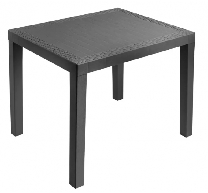 Стол "POKER" 78x65x72 антрацит