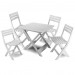 Набір пластикових меблів "Camping set 4" (бiлий)