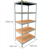 Стеллаж металлический MRL-2100 (900x600) оцинкованный