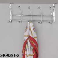 Вешалка на двери SR-0581-5 на пять крючков Вешалка на двери SR-0581-5 на пять крючков